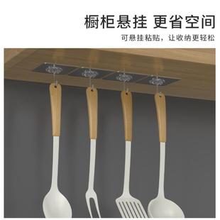强力大全铲子好物粘钩贴墙挂钩免钉神器专用收纳厨房厨房勺子 推荐