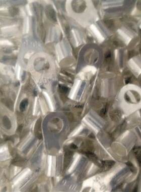 紫铜OT50-10 200只/包 圆型冷压F裸接线端头/接线端子/OT冷压端子