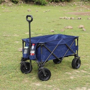 户外折叠露营车手拉营地拖车购物野营小车露营推车野餐车