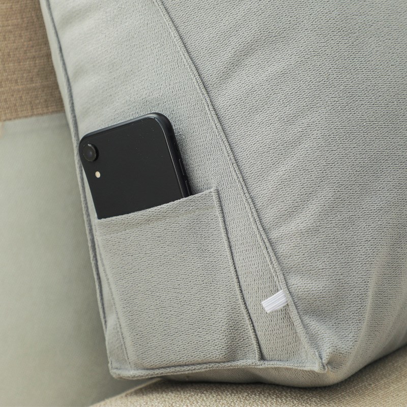 单人可拆洗d三角沙发靠靠枕床头大靠背客厅飘窗床上靠背大号抱