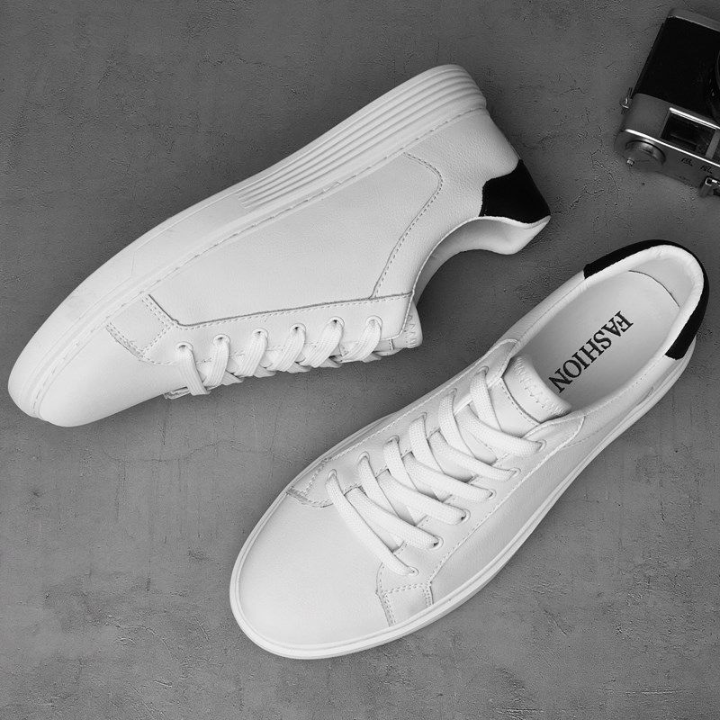 夏季男鞋透气真皮小白鞋男韩版平底网布百搭西装休闲板鞋38大码46,流行男鞋,休闲板鞋,淘宝优惠券,粉丝福利购,淘宝优惠卷