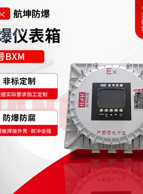 照明动力配电箱按钮控制接线箱检修箱铸铝合金IIC级防爆仪表箱