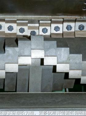 300型静音低速机边粉碎水UJS口料 pet瓶子塑0料粉碎机边角料破机