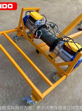 高窗楼2层吊机配20V/IJM80V室内/室外装修建材料机高上空吊机