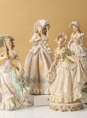 欧式人物摆件创意家居客厅酒柜电视柜美女工艺品天使礼品装饰品