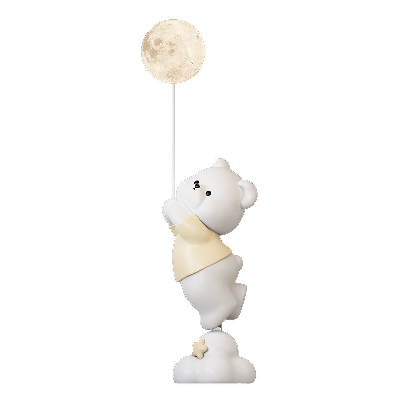 客厅落地灯大型熊摆件电视u柜沙发旁边几乔迁新居家居装饰搬家礼