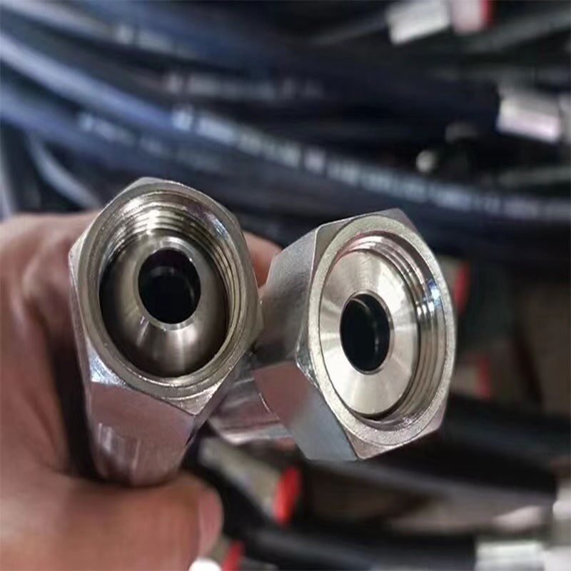 压滤机高压胶管压榨管不锈钢接头高压钢丝软管编织进水吹气软管