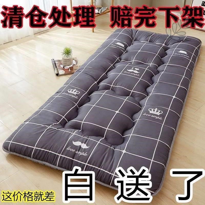 床垫加厚单人床垫子双人可折叠z防滑床垫学生宿舍软垫地铺四季通