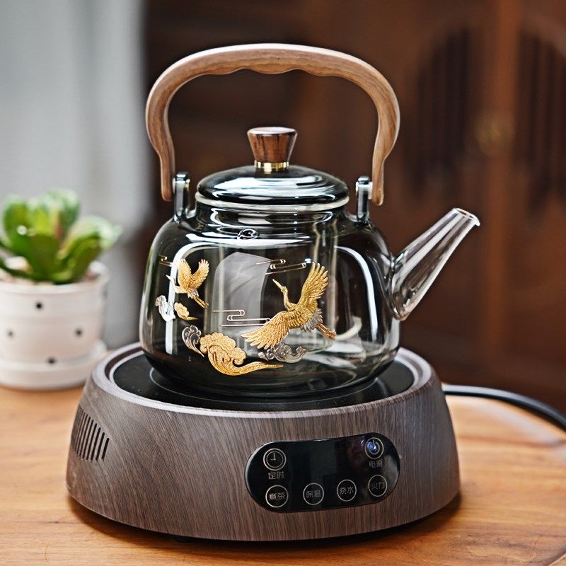 玻璃煮茶壶2025新款围炉家用提梁壶耐高温明火电陶炉烧水壶套装,餐饮具,茶壶,淘宝优惠券,粉丝福利购,淘宝优惠卷