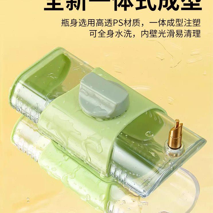 蜜袋鼯撞针水壶饮水器仓鼠自动喂水器笼内用品金丝熊花枝宠物水壶