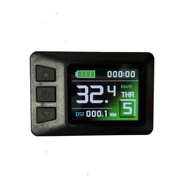 自行车山地车改装电动助力车/LCD7C彩屏液晶仪表/防水接头