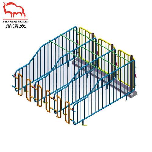 母猪定位栏妊娠栏母猪生长栏位整体热镀锌金属栏畜牧养殖设备