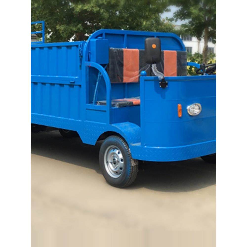 电动四轮平板货车重型工地自卸拉货车物流运输厂区仓库倒货搬运车