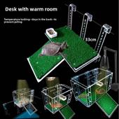 海龟日光浴平台攀爬平台挂钩丙烯酸深水海龟日光浴平台海龟水箱浮