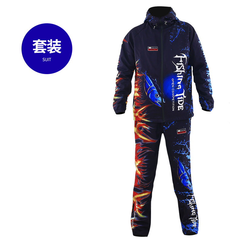 冬季钓鱼服冲锋软壳衣加厚抓绒防水防风防寒保暖男女垂钓服套装