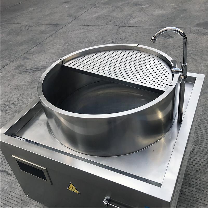 商用电磁炉380V304复合底羊肉汤锅卤煮锅煲汤炉牛肉煲汤大锅厂家