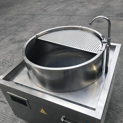 商用电磁炉380V304复合底羊肉汤锅卤煮锅煲汤炉牛肉煲汤大锅厂家