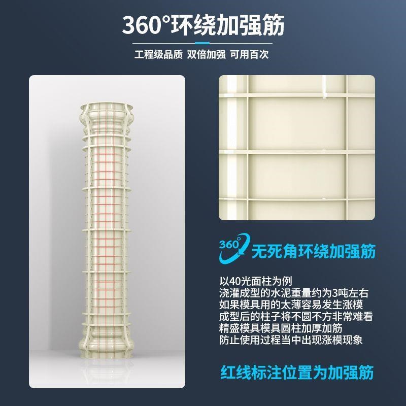 罗马柱子模具光面圆柱模型欧式别墅大门外墙装饰贴墙柱包角柱模板