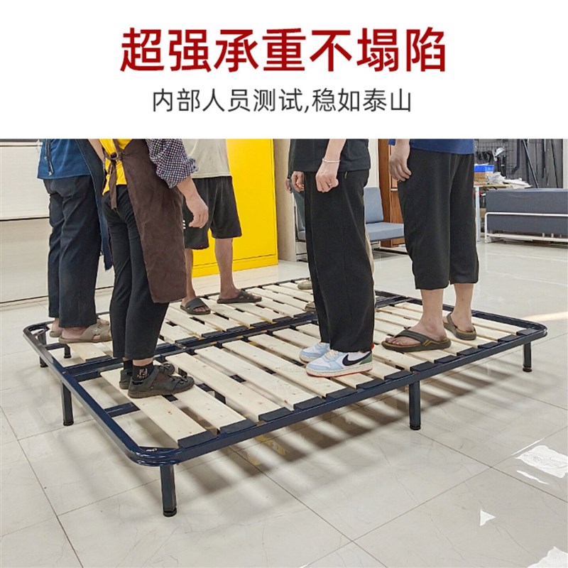 排骨架床架榻榻米1.5龙骨架钢架定制加密实木1.8米床骨架折叠床板