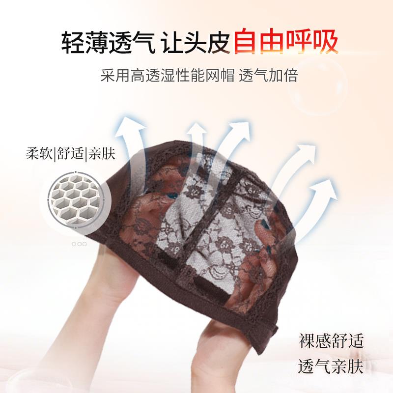 假发全头套女真人发丝短发中老年女士妈妈款发套真发短卷发假头发