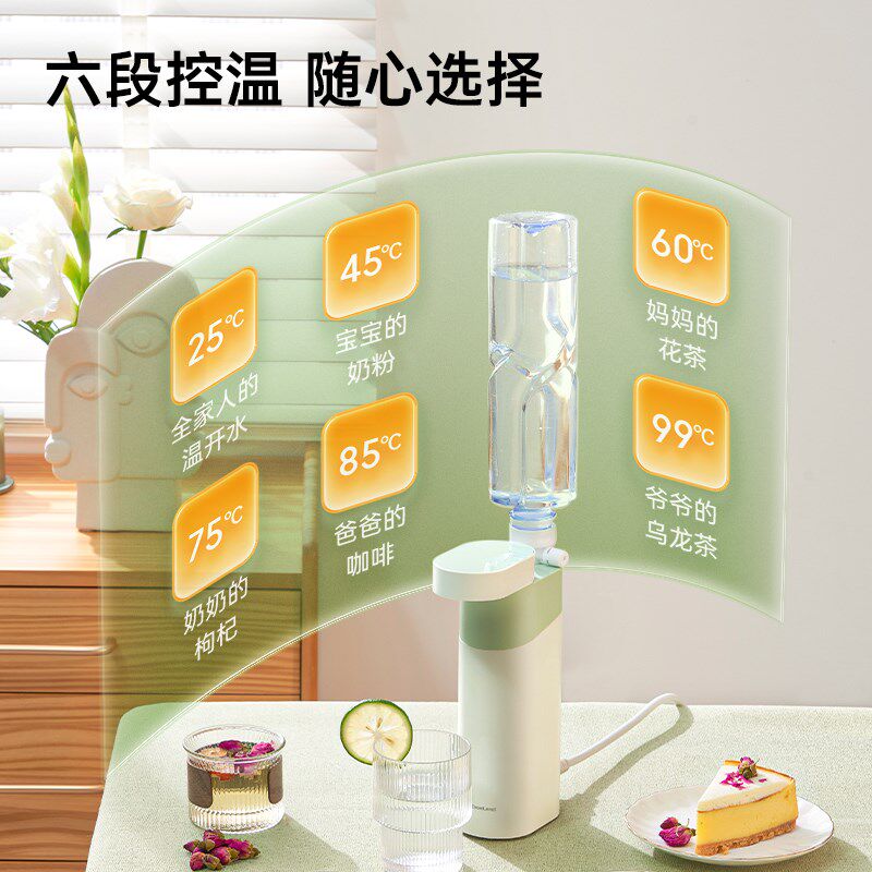 美国卓朗便携式烧水壶即热式饮水机电热家用旅行小型折叠出差迷你