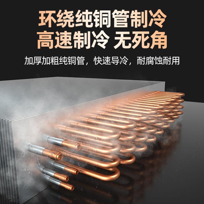 海鲜冰台展示柜商用冷藏冷冻柜超市冰鲜台饭店摆摊卧式保鲜点菜柜
