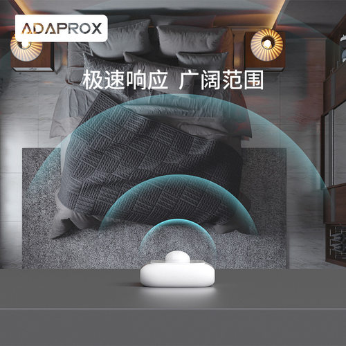 涂鸦Zigbee智能无线人体传感器带光照传感器自定义按键app控制