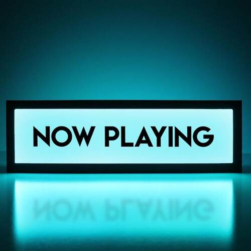 跨镜热卖 专业灯箱灯牌led灯生产NOW PLAYING灯箱广告牌夜灯