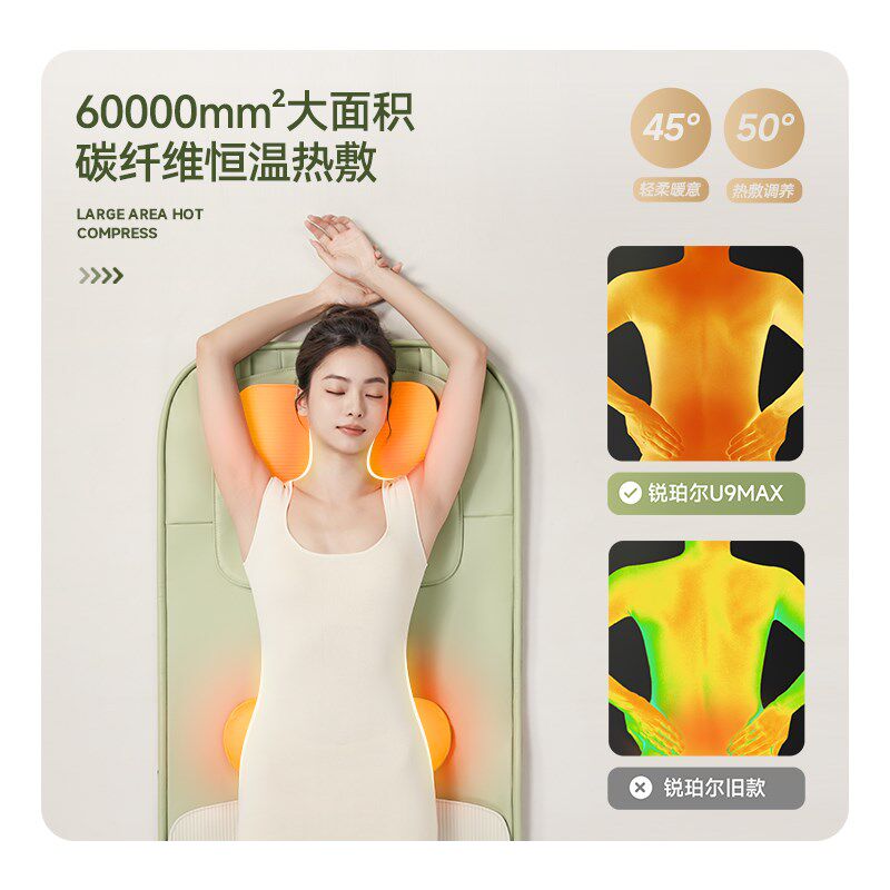 母亲节礼物空气波按摩垫多功能平躺全身按摩仪小型折叠靠垫送妈妈