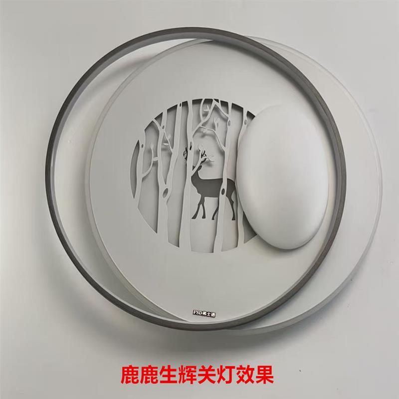 包安装温馨浪漫卧室吸顶灯2026新款儿童房主卧房间灯全光谱护眼灯图片