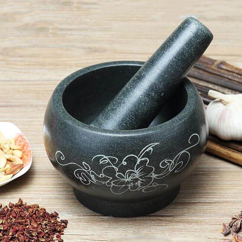 手动捣碎罐商用捣臼辣椒面捣蒜器捣碎器对窝压蒜泥蒜蓉擂钵研磨器