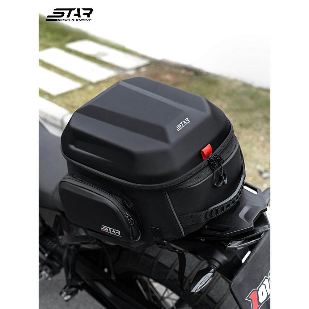 摩托车后座包全盔尾包骑行背包双肩硬壳防水头盔包大容量长途54L