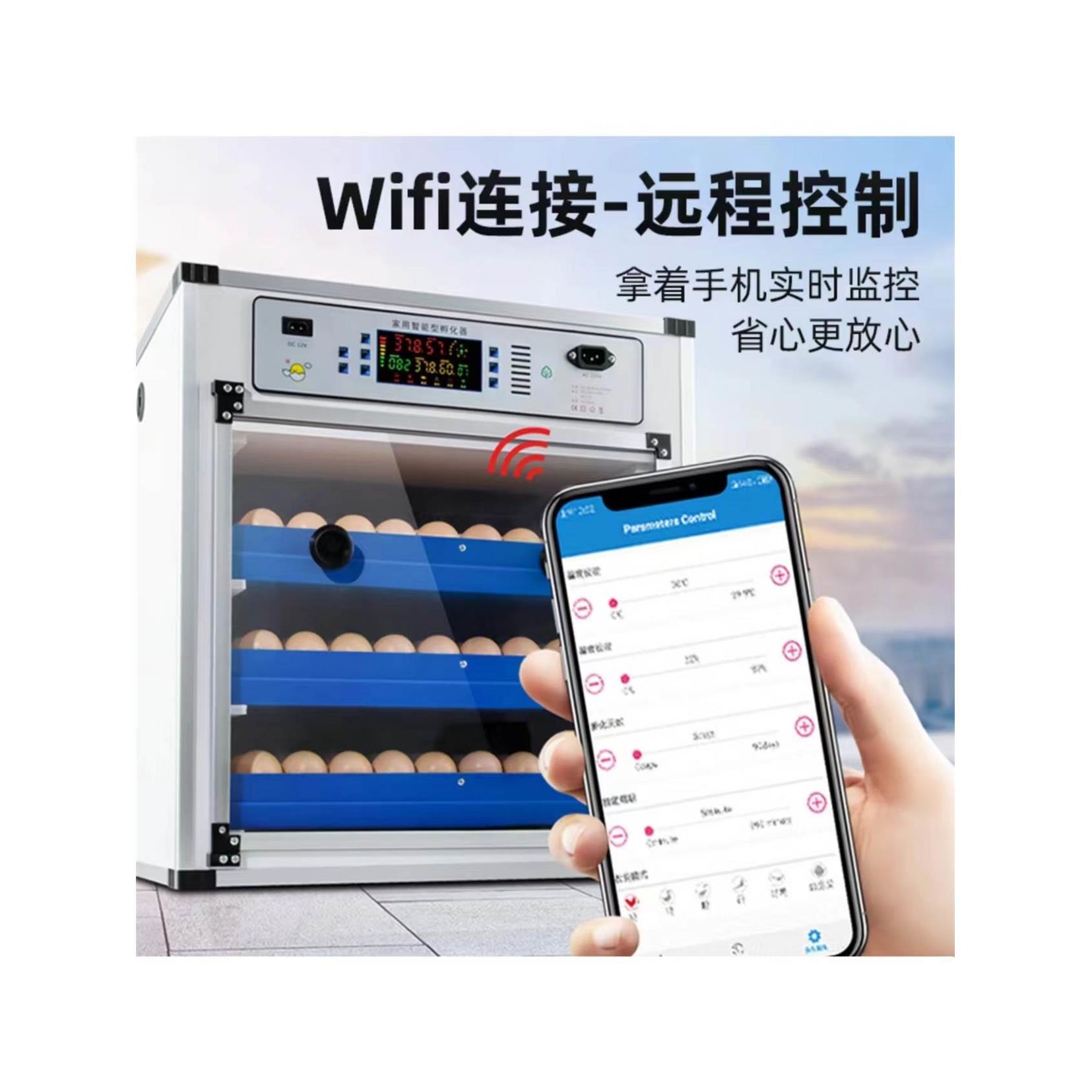 器中小型家用孵化机芦丁鸡小鸡全自动孵蛋器智能鸡蛋孵化箱