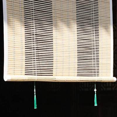 竹帘子隔断帘升降卷帘悬挂屏风帘遮阳光防晒隔热窗帘中式禅意门帘