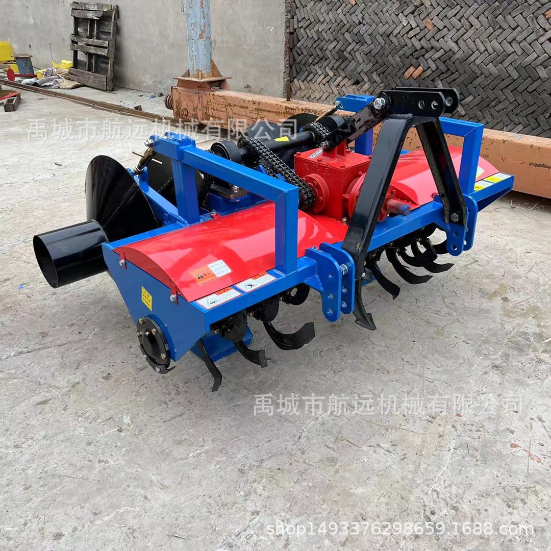 加重型双侧传动链条的草莓开沟机 404-804拖拉机带的双行起垄机
