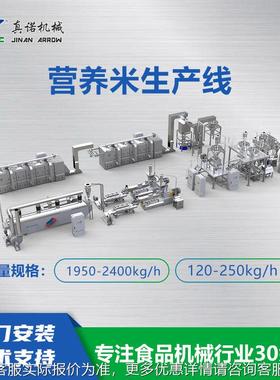 款绿竹新米加工设备造生产人线厂家全自米动PXM复合再造大米机器