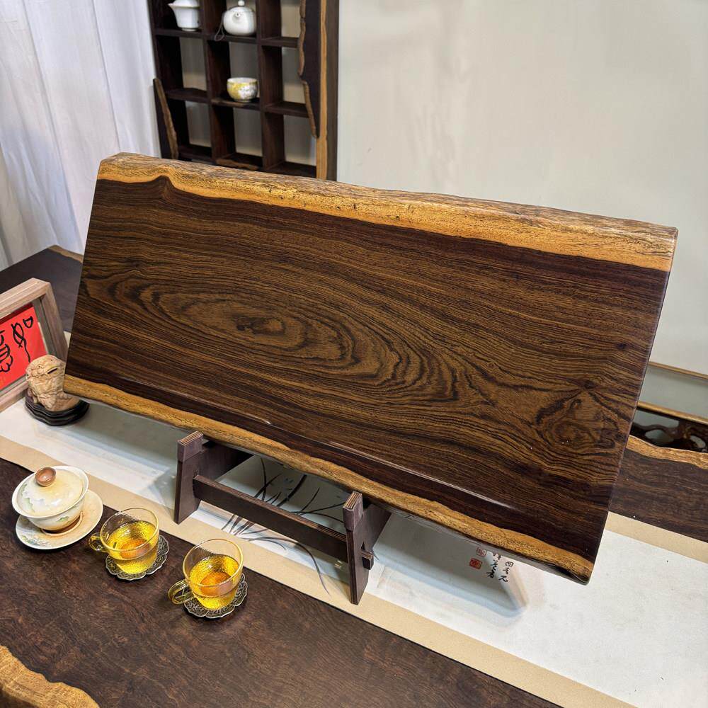 黑檀木茶盘整块原木 天然实木茶台家用功夫茶具茶海托盘简约