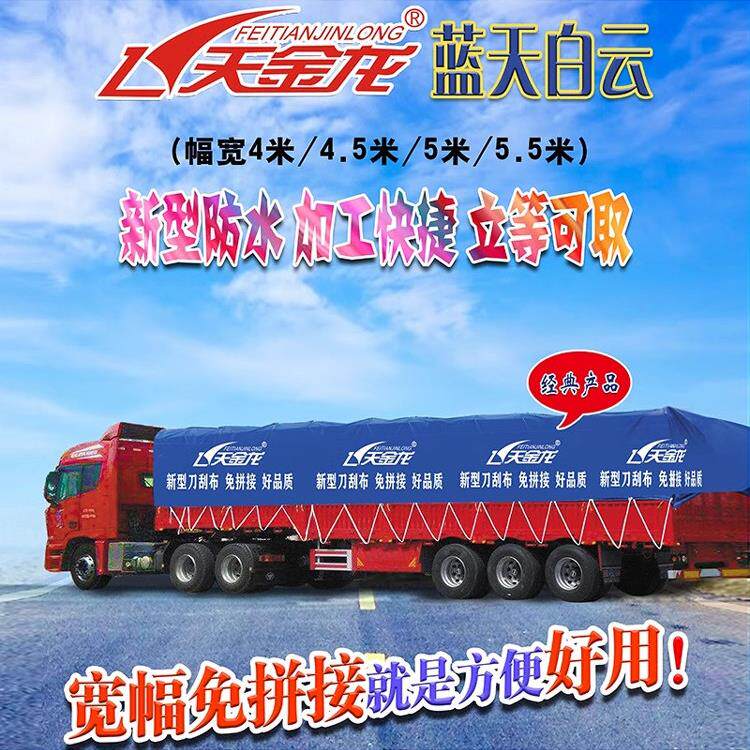 卡车篷布遮阳篷汽车加厚刮刀卡车篷布飞龙4.2米卡车雨布