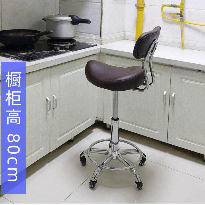厨房椅子家厨专用靠背椅骑坐炒菜做饭升降旋转工作凳理发师大工椅