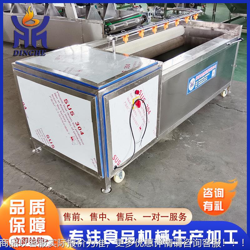 厂家供应核桃清洗机 小型马铃薯清洗设备 多功能全自动毛辊清洗机