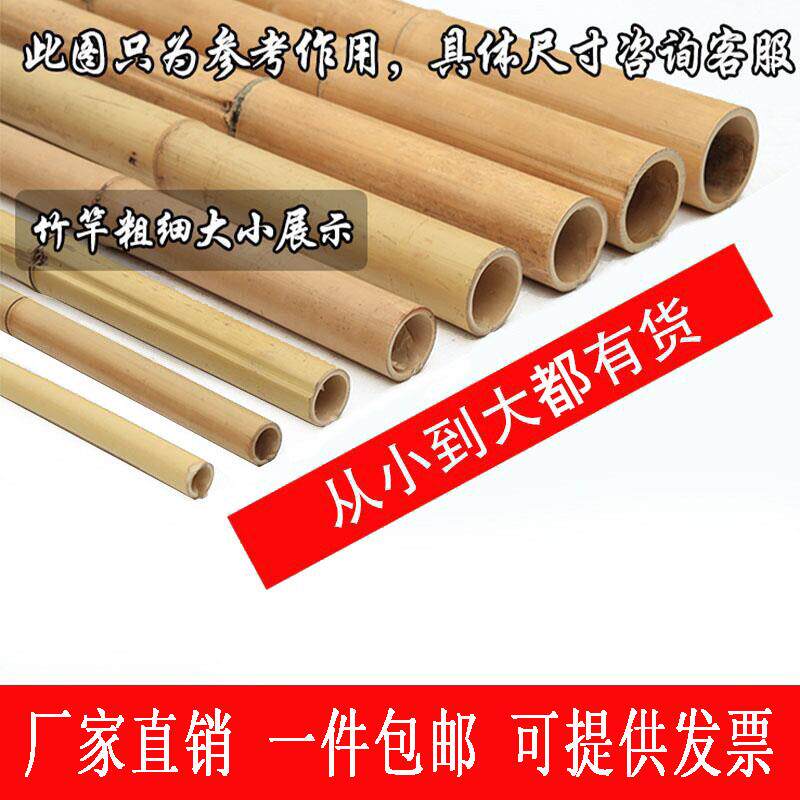 竹竿装饰竹竿楠竹竹杆悬吊式天花板隔断防腐竹竿室内粗细竹子民宿