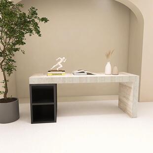 服装店中岛桌展示柜洞石流水台黑色女装衣服定制饰品摆件陈列收银