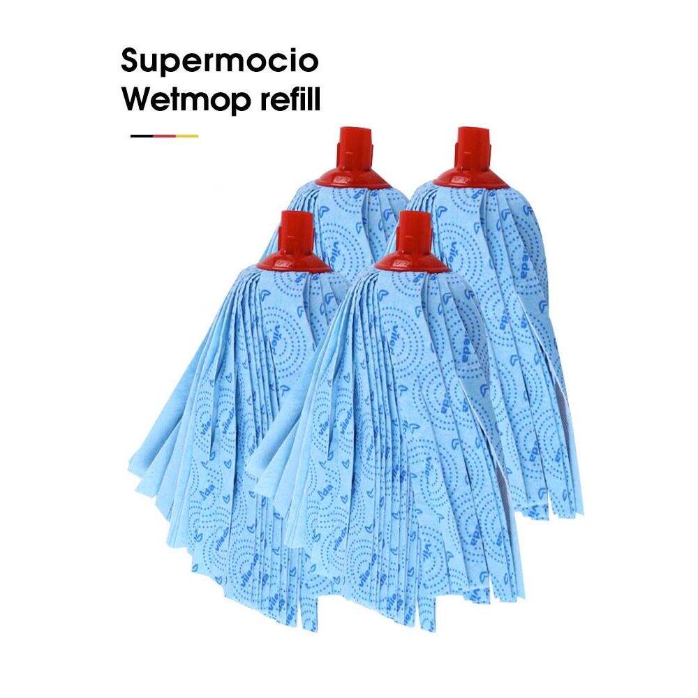 德国Vileda微力达无纺布拖把头传统老式墩布头吸水耐磨替换装配件