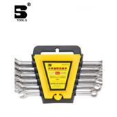 德国进口波斯塑夹两用扳手套装 棘轮两用开口呆扳手双头扳手梅花扳