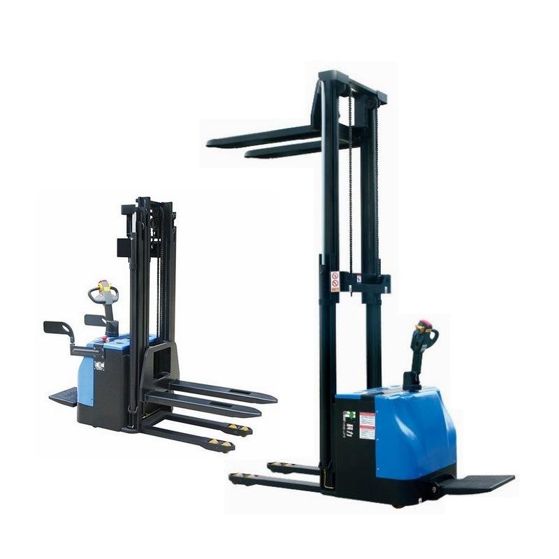 1.52吨插腿式电动液压叉车升降堆高车托盘堆垛车电动推高机
