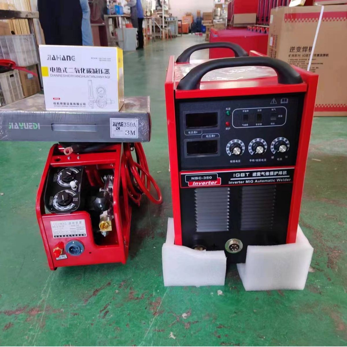 二氧化碳气体保护焊机 NBC-350/500分体式二保焊电焊一体机 现货
