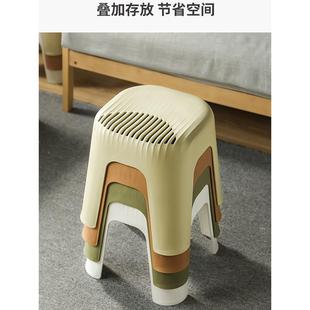 踩脚胶凳宝宝 小凳子塑料凳子板凳家用简约儿童凳卡通加厚防滑换鞋