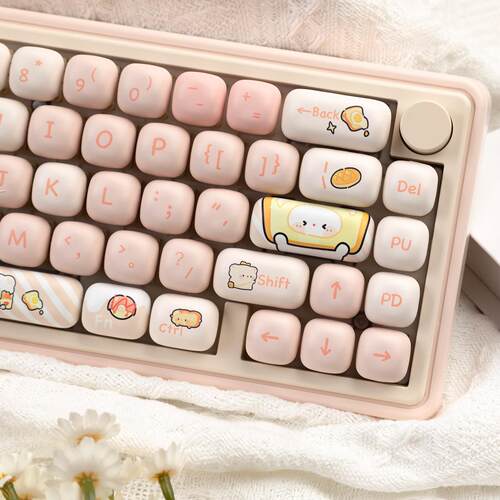 QMK65三模无线 线机械键盘有线 线gasket蓝牙静音客制化套件女生