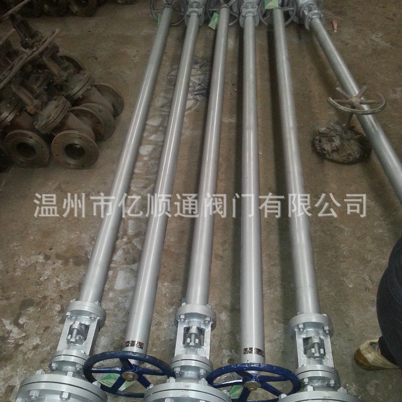 长期供应 加长杆暗杆闸阀 Z45H-10C DN150 不锈钢闸阀
