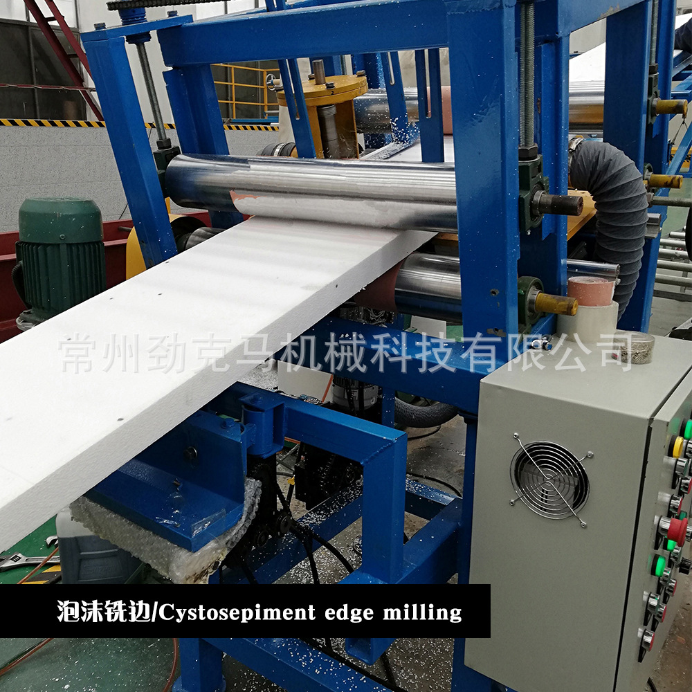 厚30-50mm双面钢板复合泡沫金属雕花保温装饰板整套线